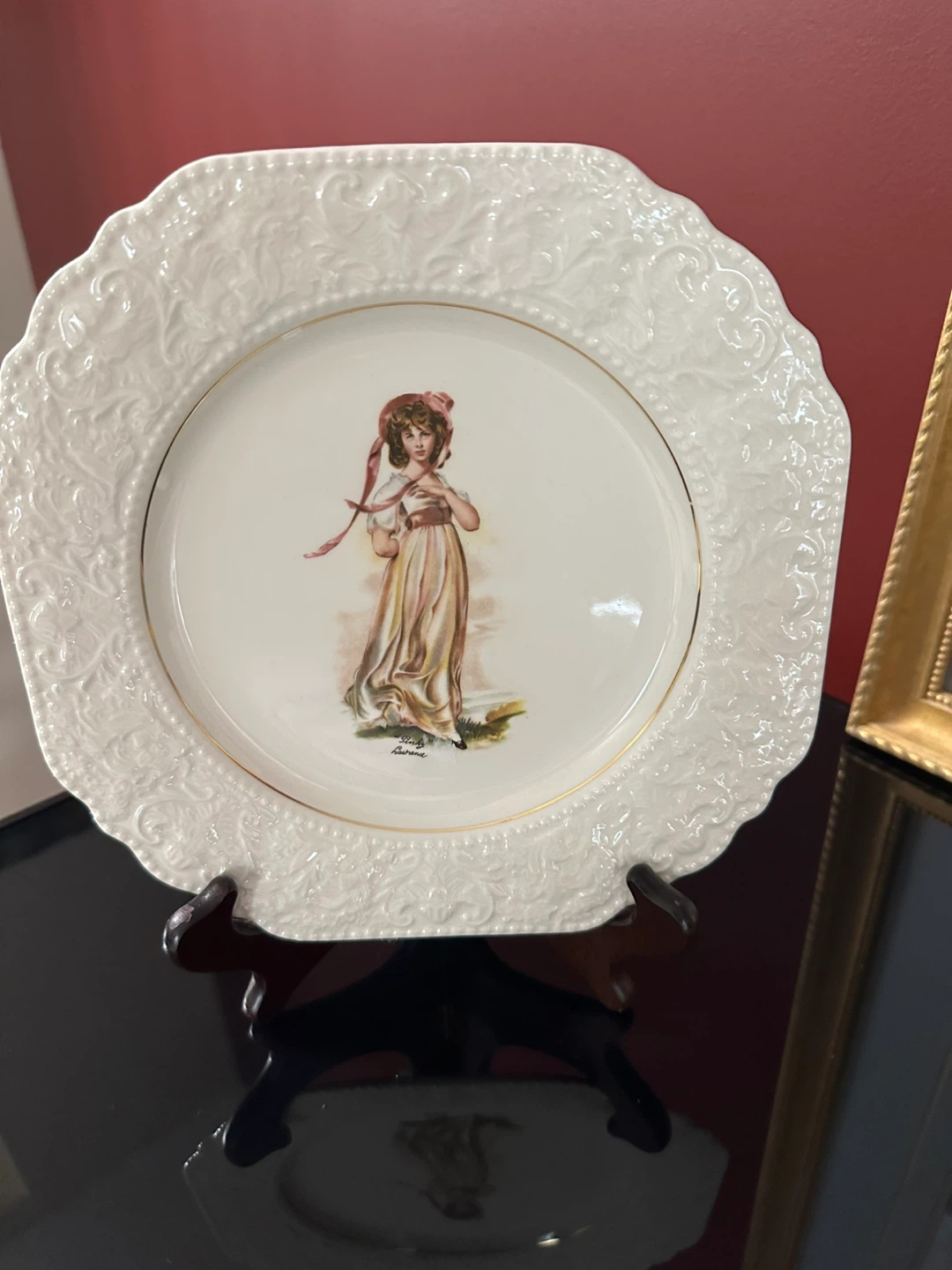 PINKY Lord Nelson Pottery Gainsborough Decorative Plate England