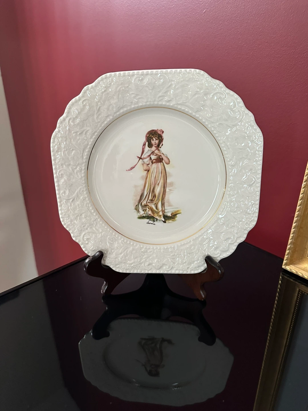 PINKY Lord Nelson Pottery Gainsborough Decorative Plate England - photo 4