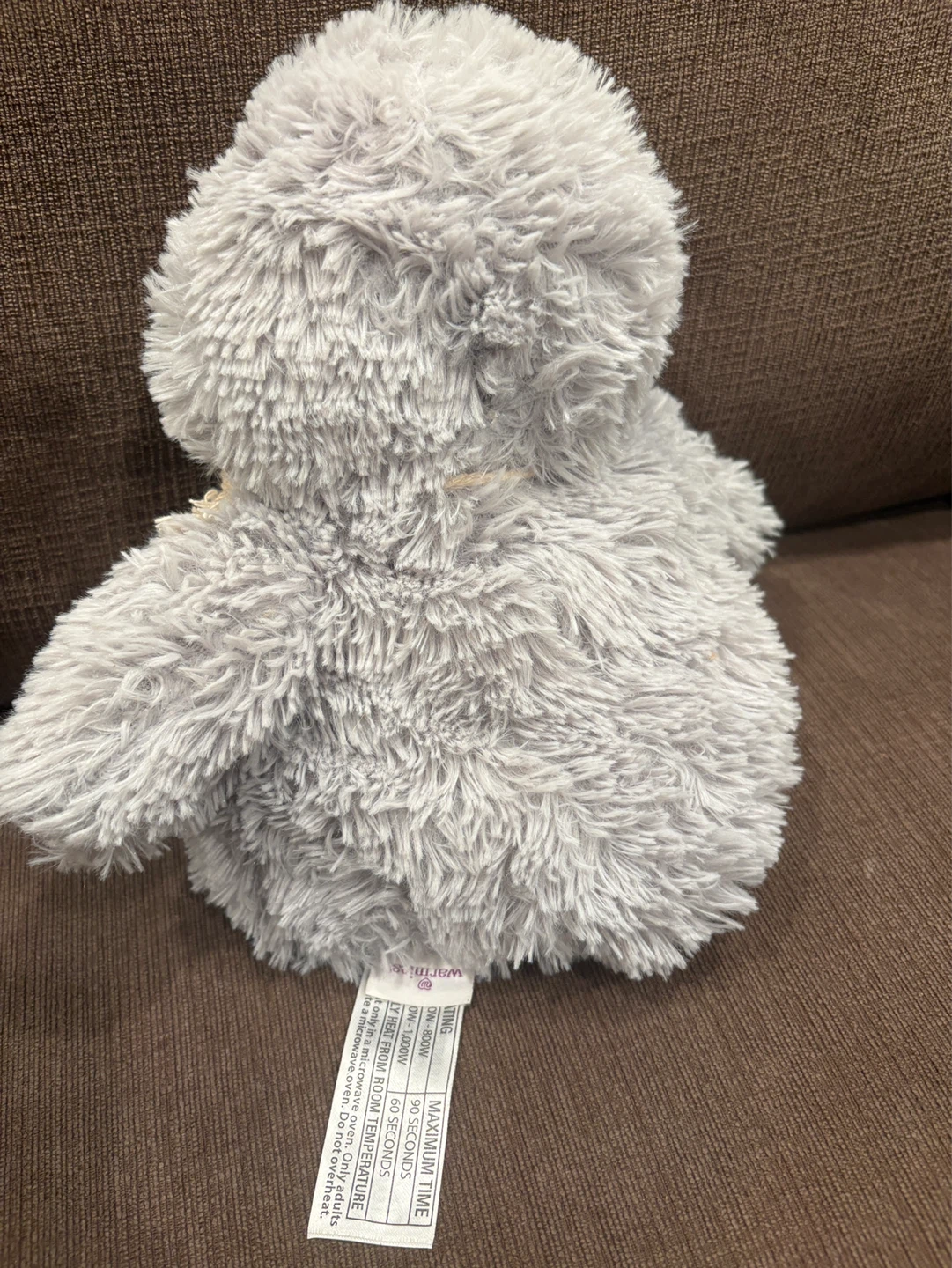 Gray Penguin Warmies Comfort Lavender Weighted Plush NWT - photo 4