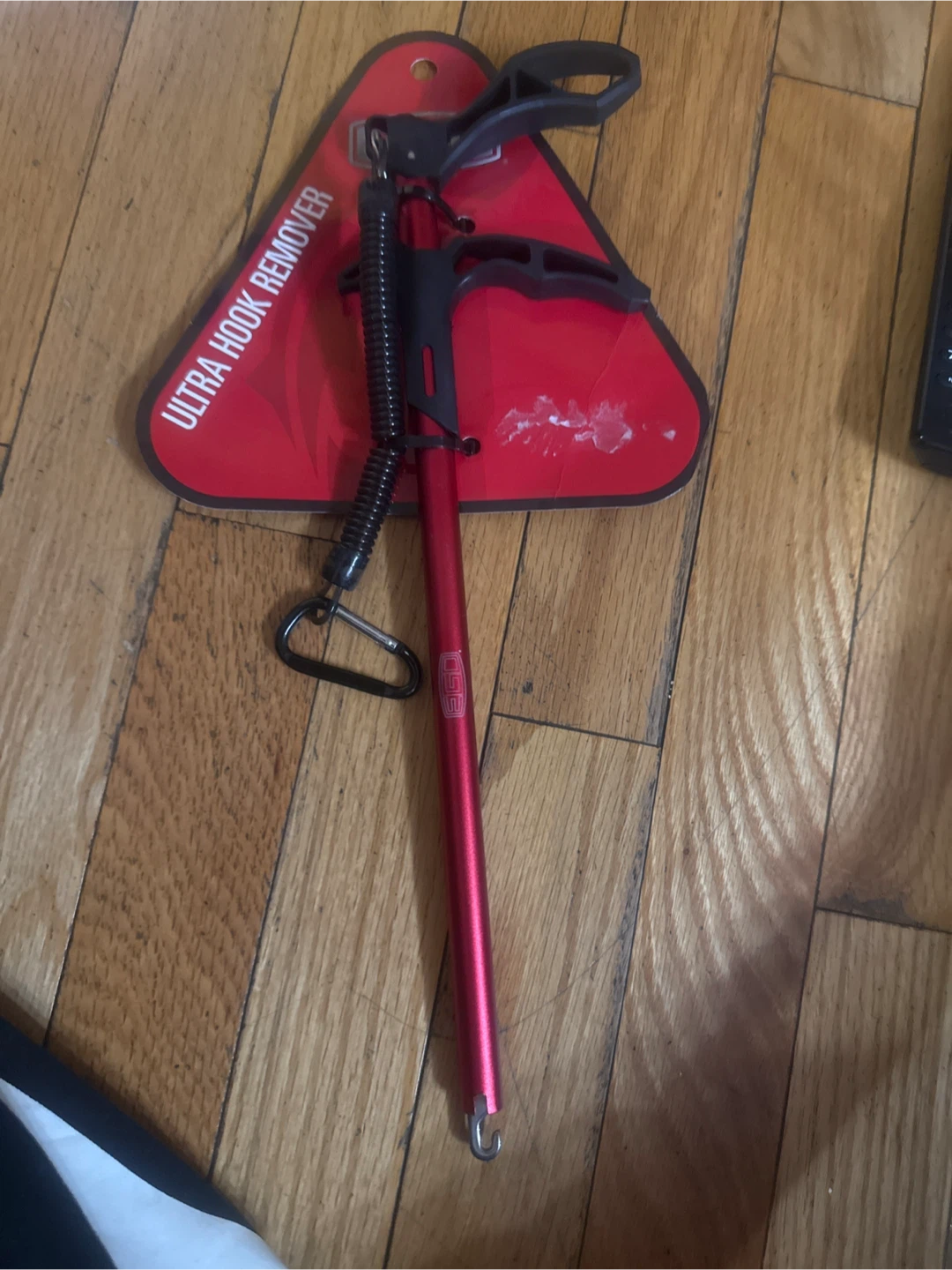 Craecrab Red Aluminum Fishing Hook Remover Tool