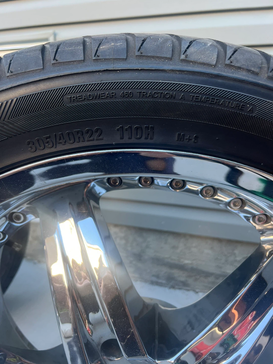 Set of 4 Chrome Rims with Goodride Tires - photo 5