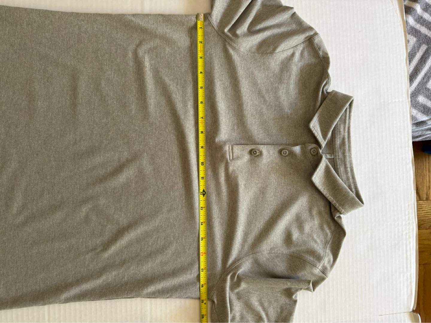Lululemon Men's Polo Shirt - Gray - Size Medium - photo 4