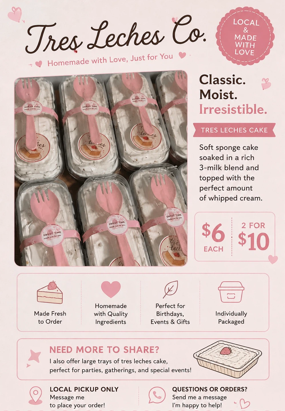 Tres Leches Cake by Tres Leches Co.
