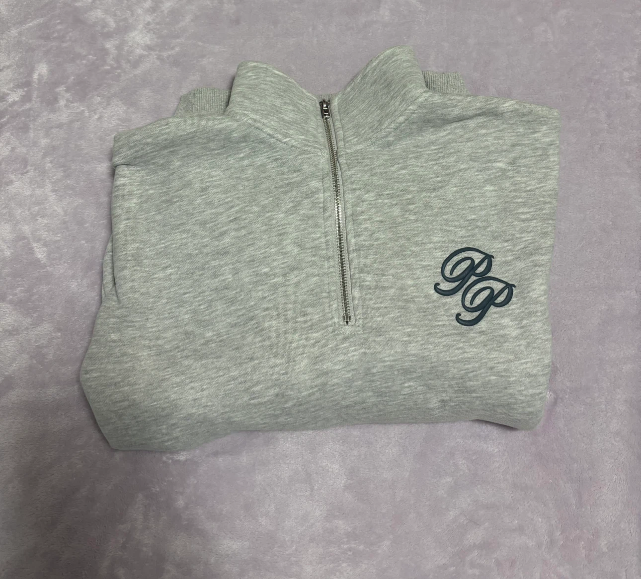 Princess Polly Grey Half-Zip Sweatshirt
