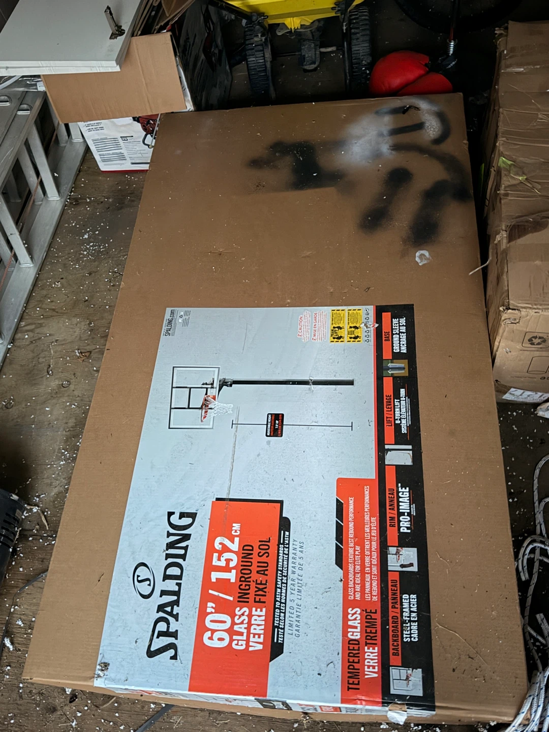 Spalding 60" Tempered Glass Basketball Hoop - photo 4