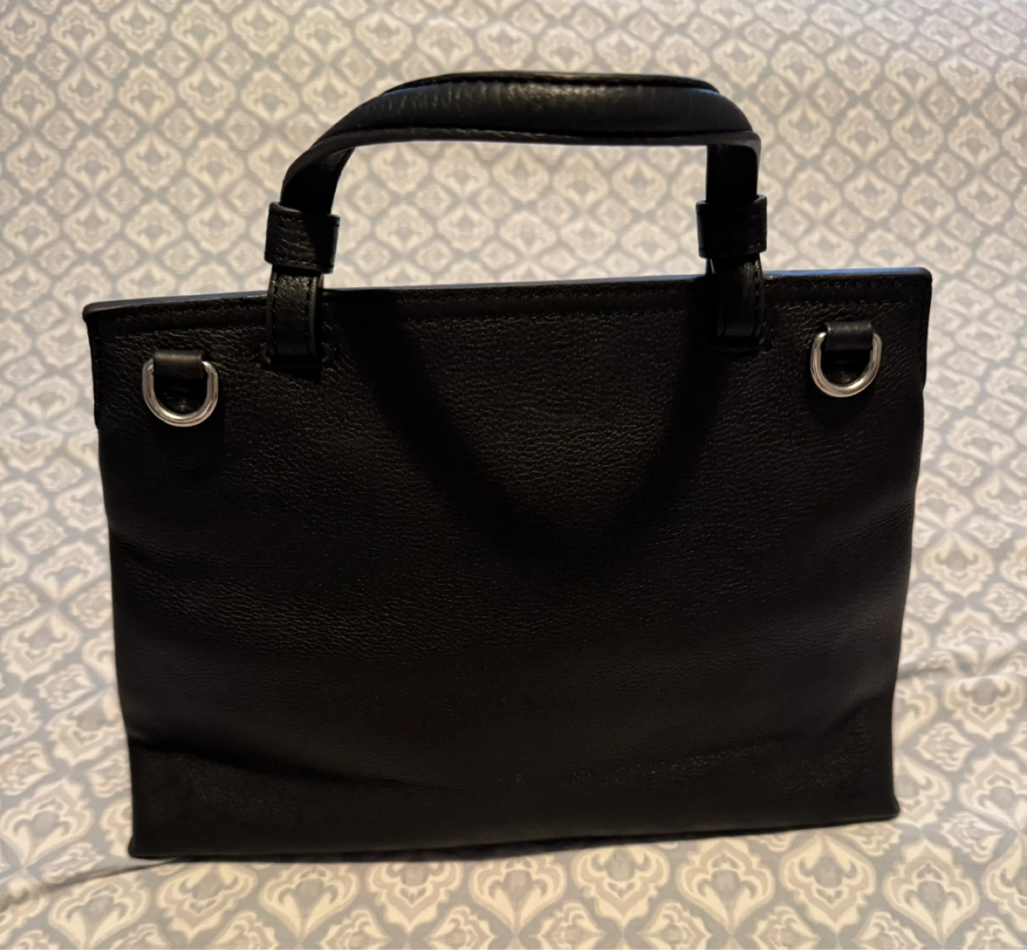 Authentic Classic Black Gucci Top Handle bag bamboo turn-lock - photo 4