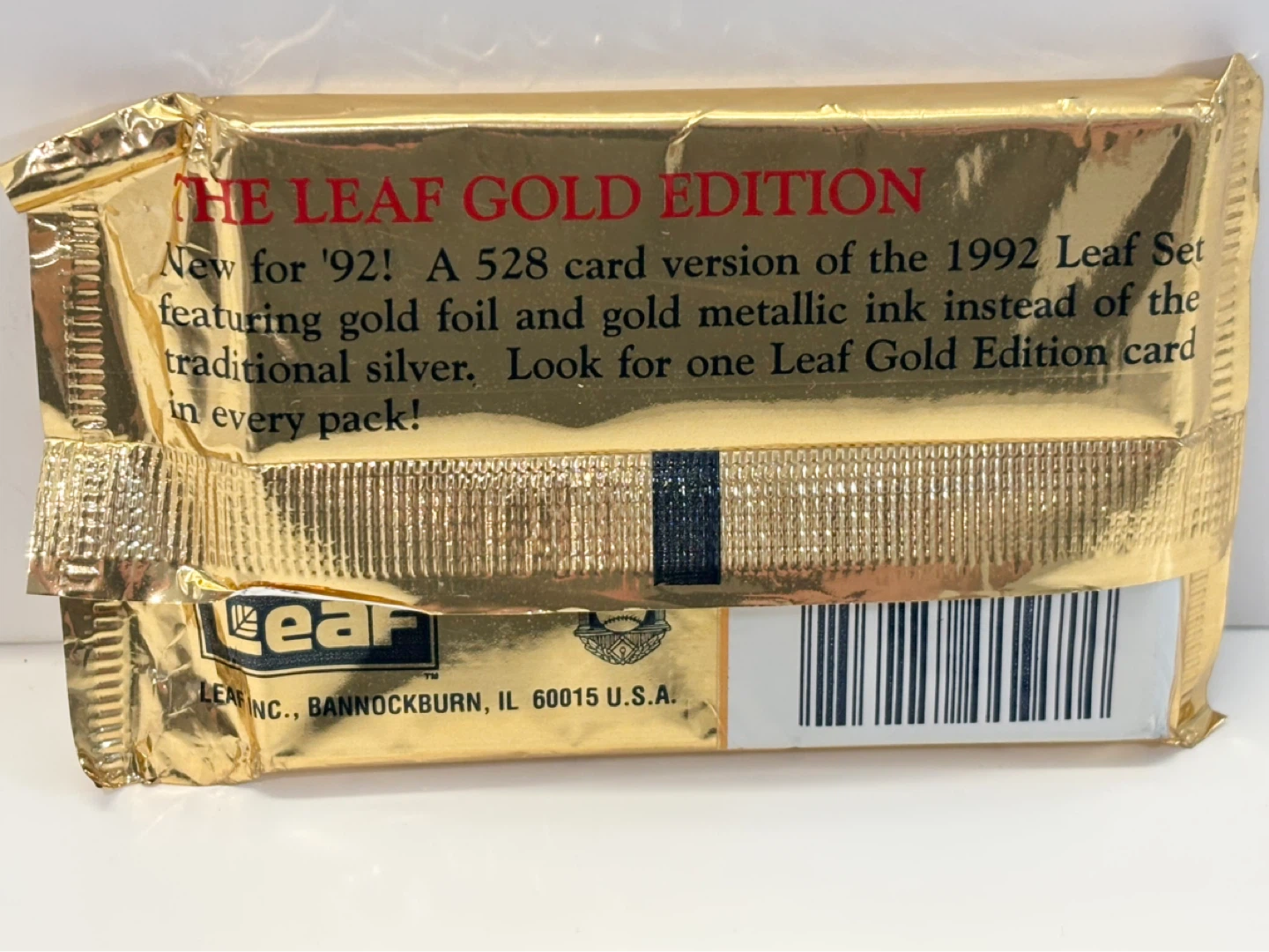 1992 Leaf Gold Edition Baseball Cards Series 2 Pack sealed - photo 3