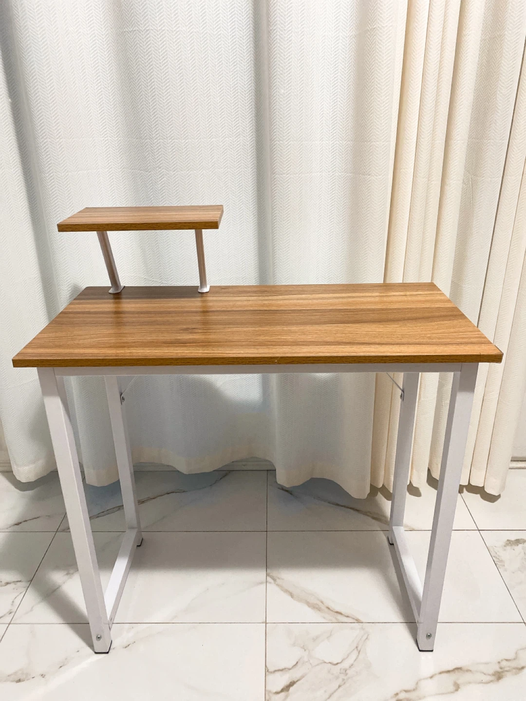 Wooden Desk with removable storage Stand