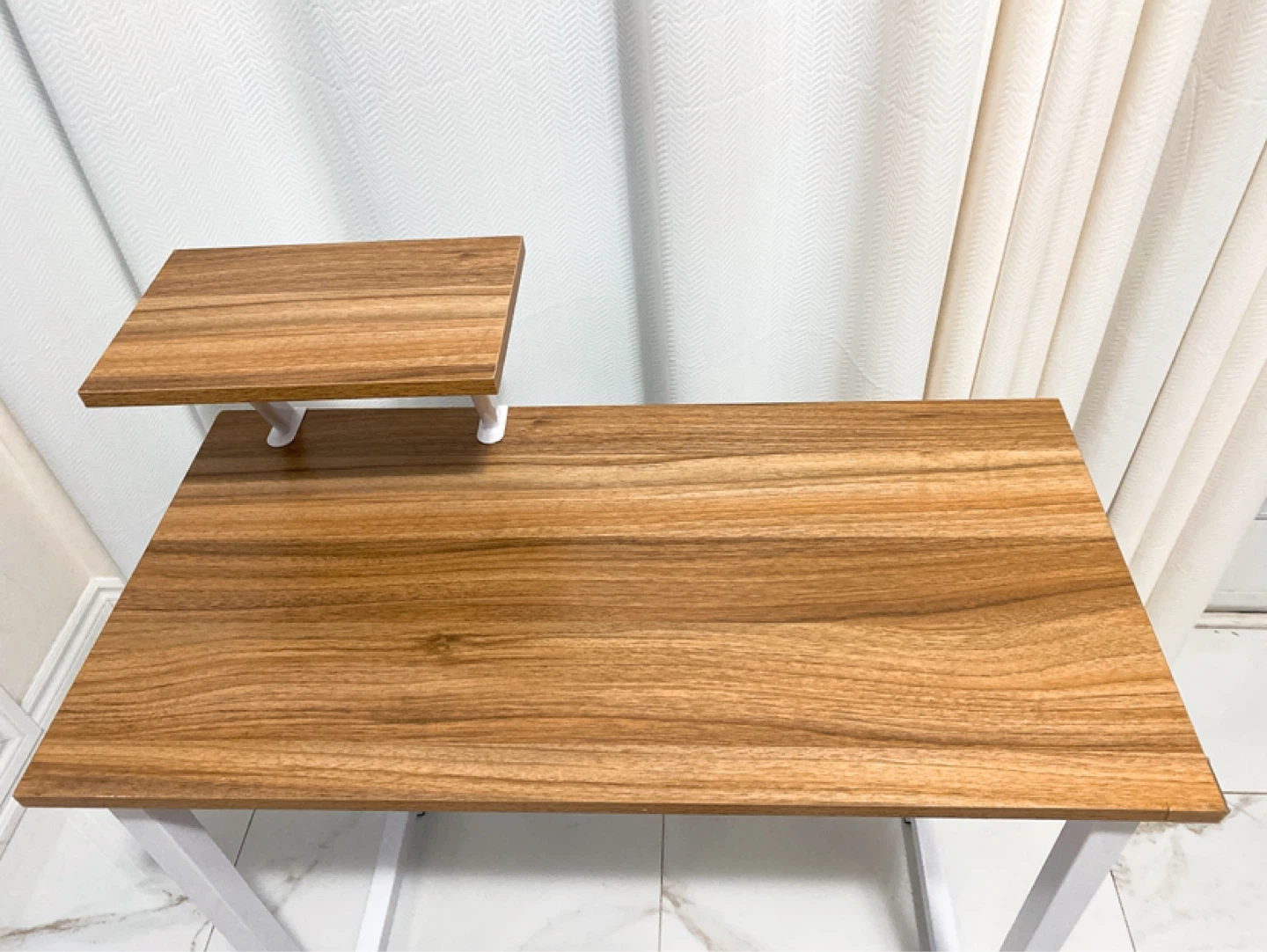 Wooden Desk with removable storage Stand - photo 2