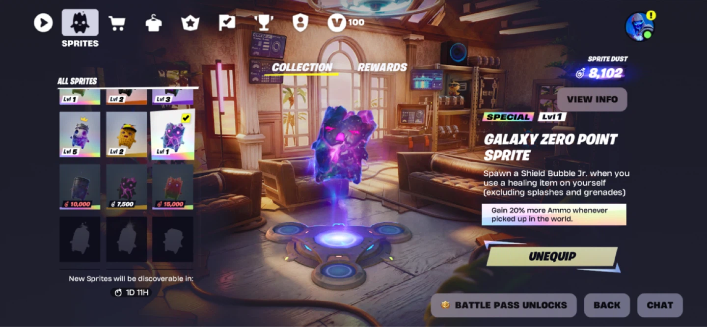Fortnite Galaxy zero sprite - photo 2