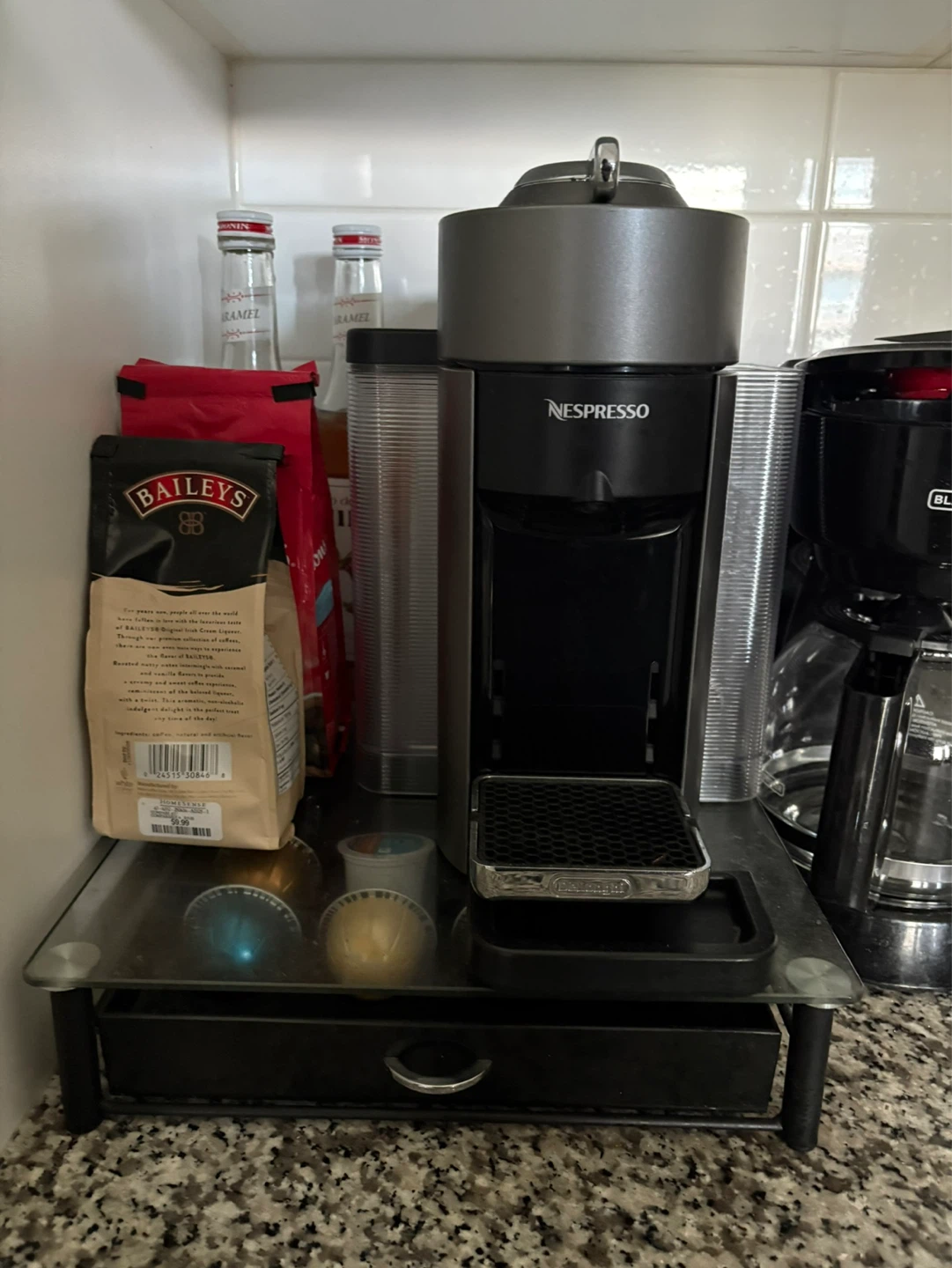 Nespresso Coffee Machine with Pod Drawer