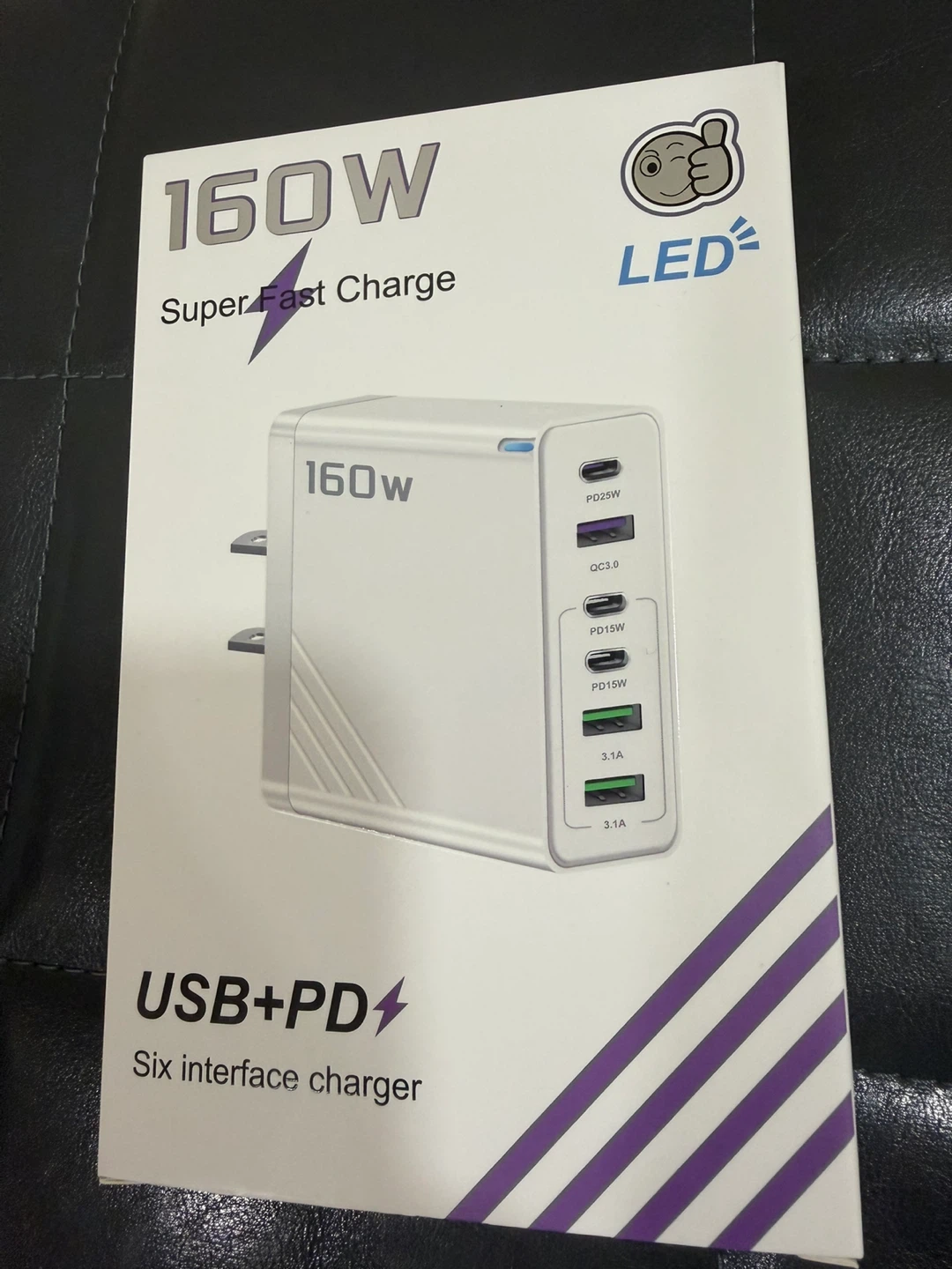 160W USB+PD Six Interface Charger