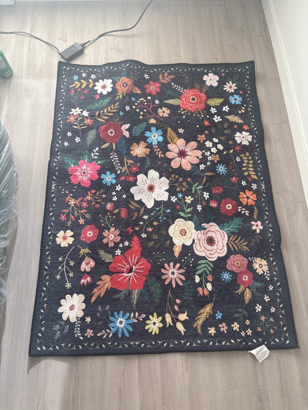 Dark Floral rug
