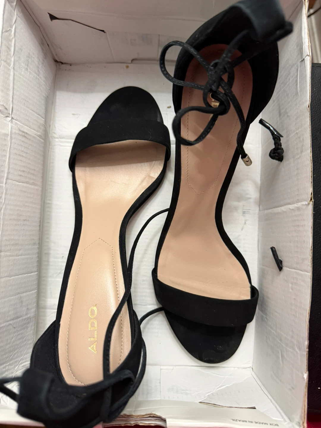 Practically new Aldo heel with straps - photo 4