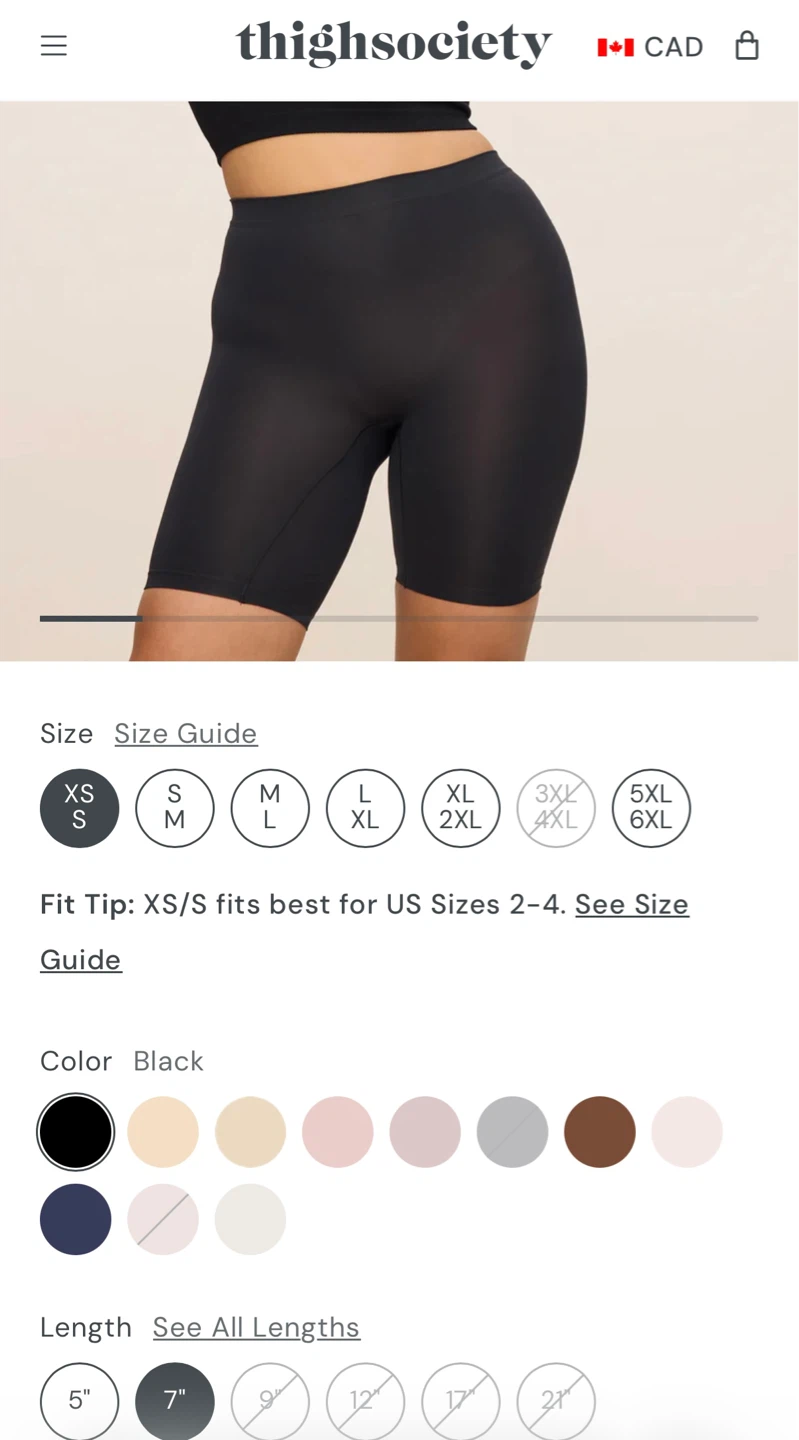 ThighSociety Cooling Anti-Chafe Slip Shorts!