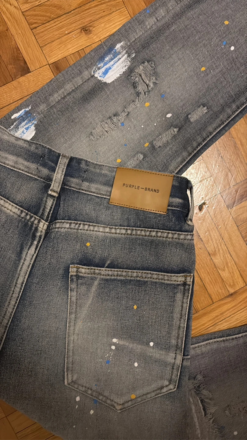 Purple Brand Jeans with denim tears hoodie - photo 2