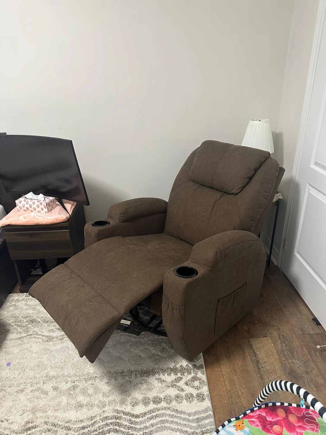 Power massage recliner chair with 360 swivel - photo 3