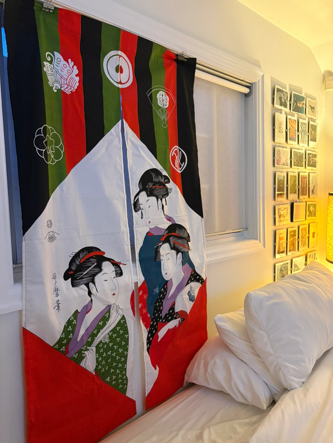 Japanese Geisha Fabric Panel