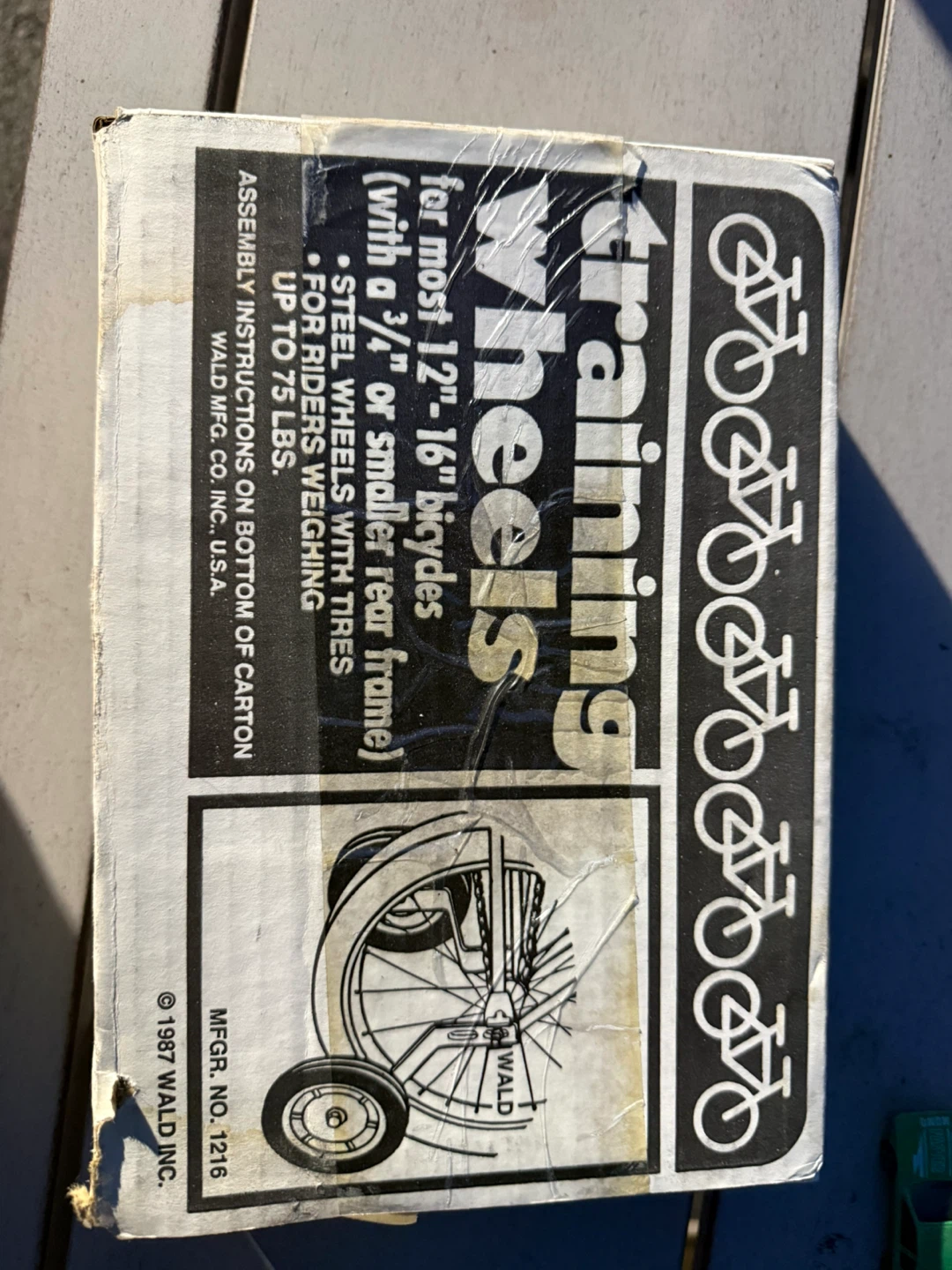Wald Training Wheels for 12"-16" Bicycles