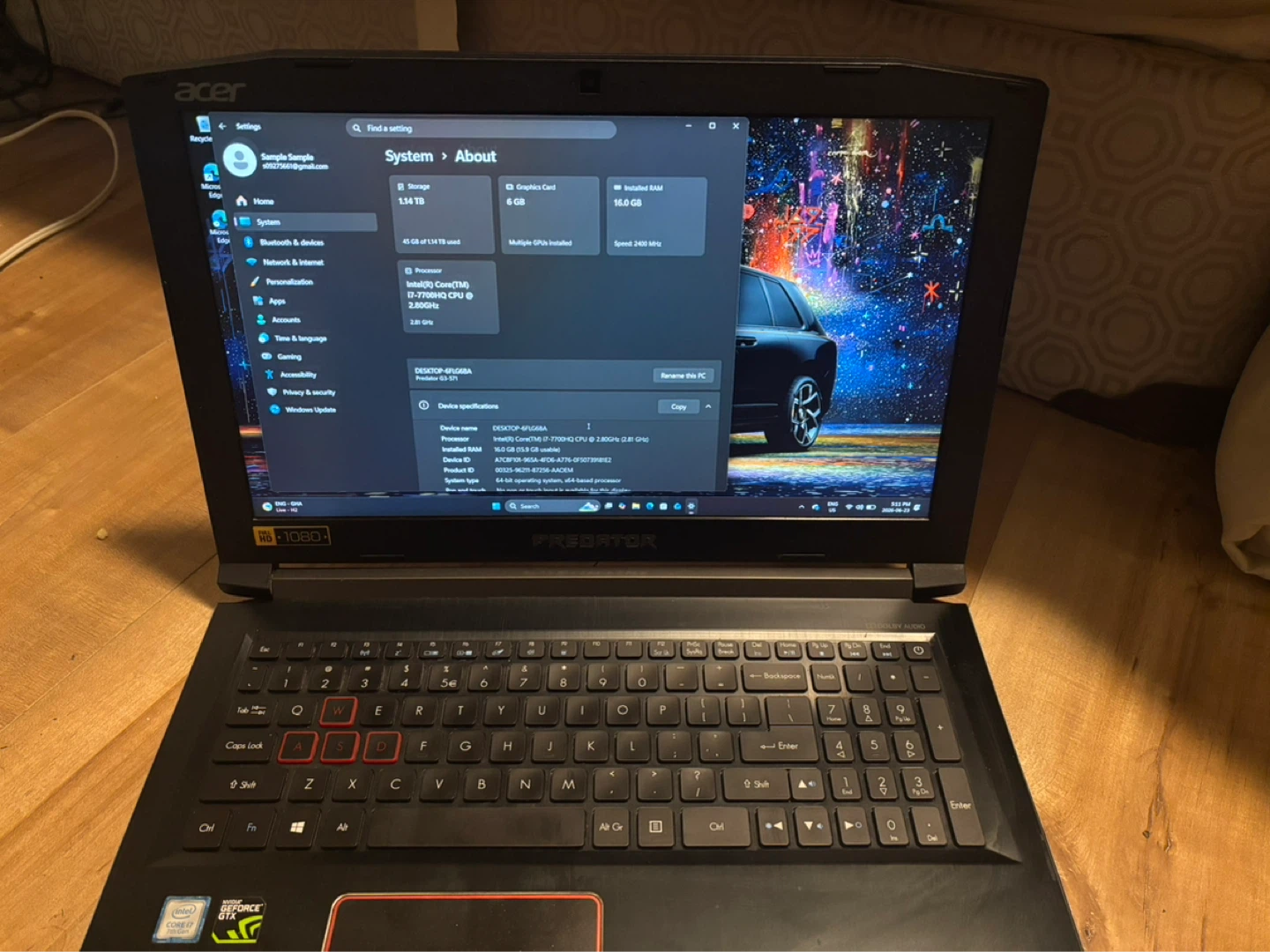Acer Predator Helios 300 Gaming Laptop - photo 2