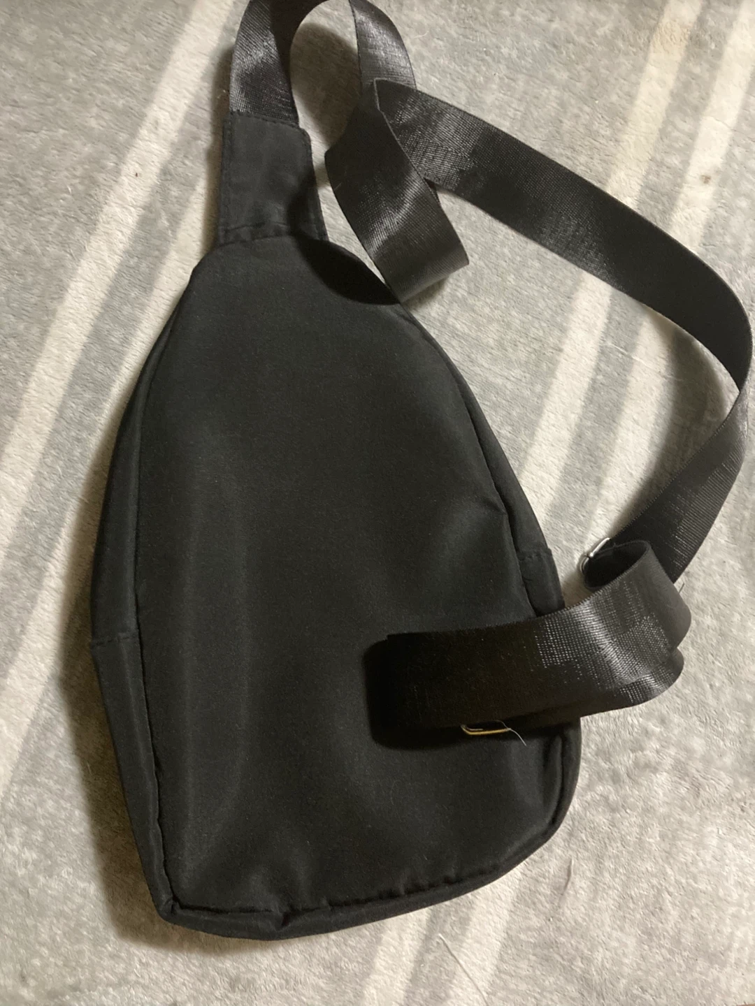 Black Quilted Sling Bag - photo 2
