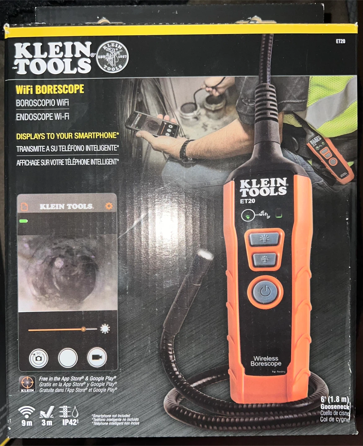 Klein Tools ET20 WiFi Borescope