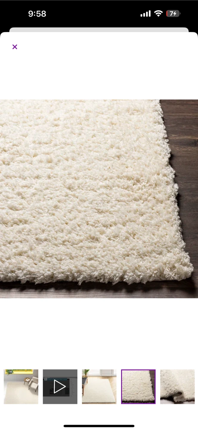 Gilkey Machine Woven Cream Area Rug - photo 3