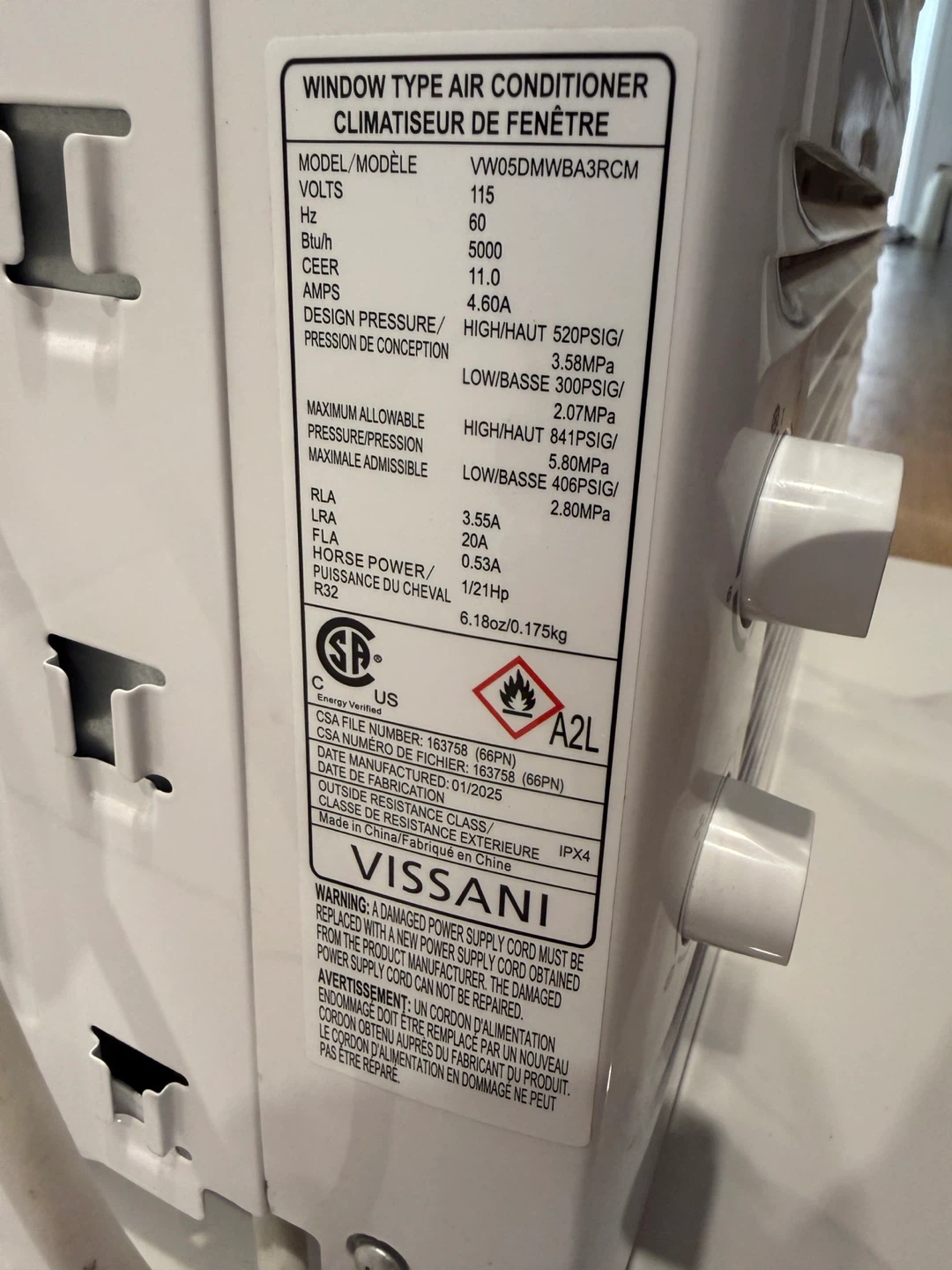 VISSANI Window Type Air Conditioner - photo 2