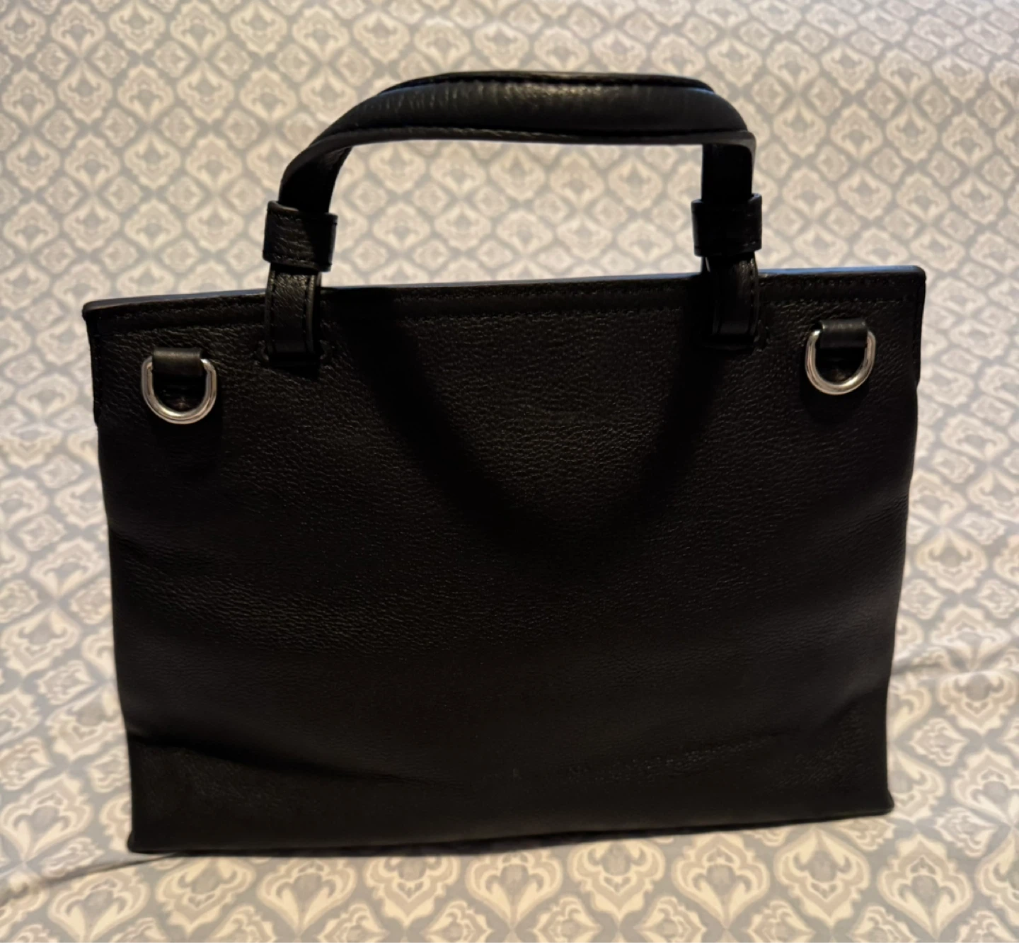 Authentic Classic Black Gucci Top Handle bag bamboo turn-lock - photo 4