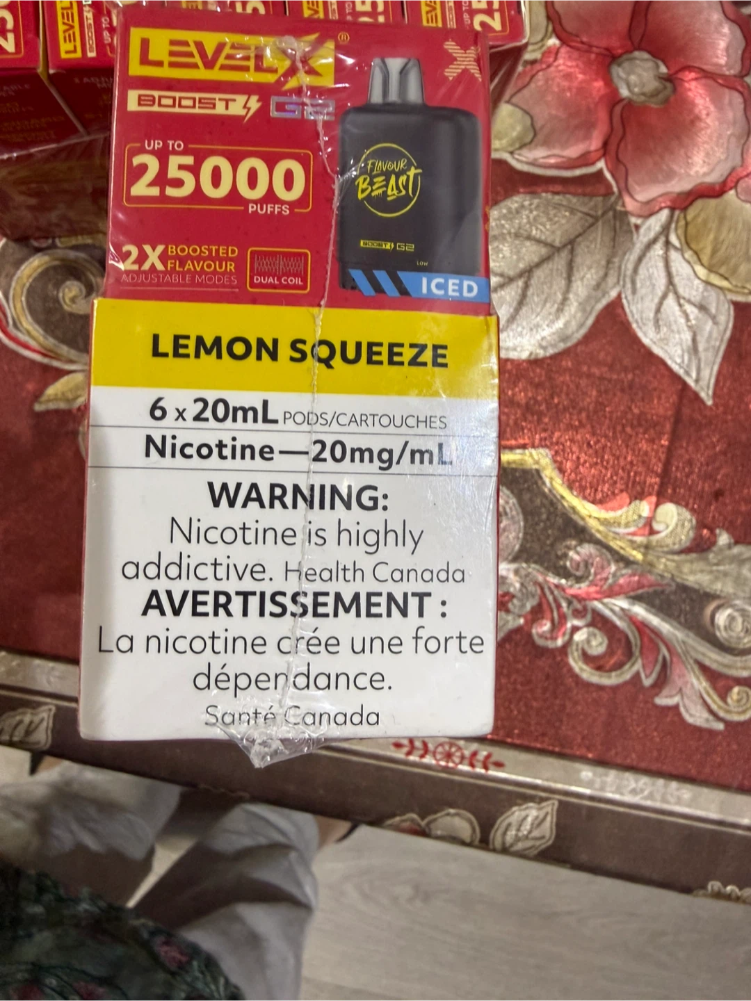 LEVEL X Lemon Squeeze Boost 25000 Puffs - photo 2