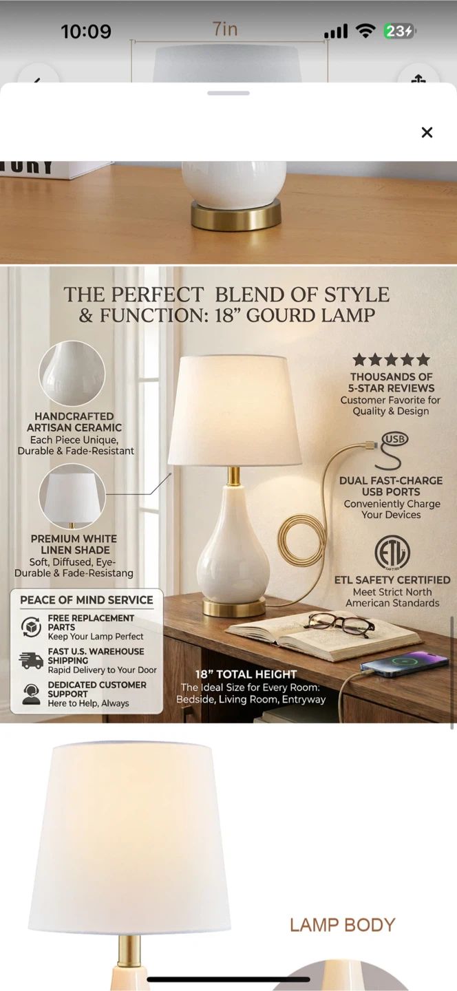 Willa Arlo Interiors Conyers 17.5" Table Lamp Set with USB