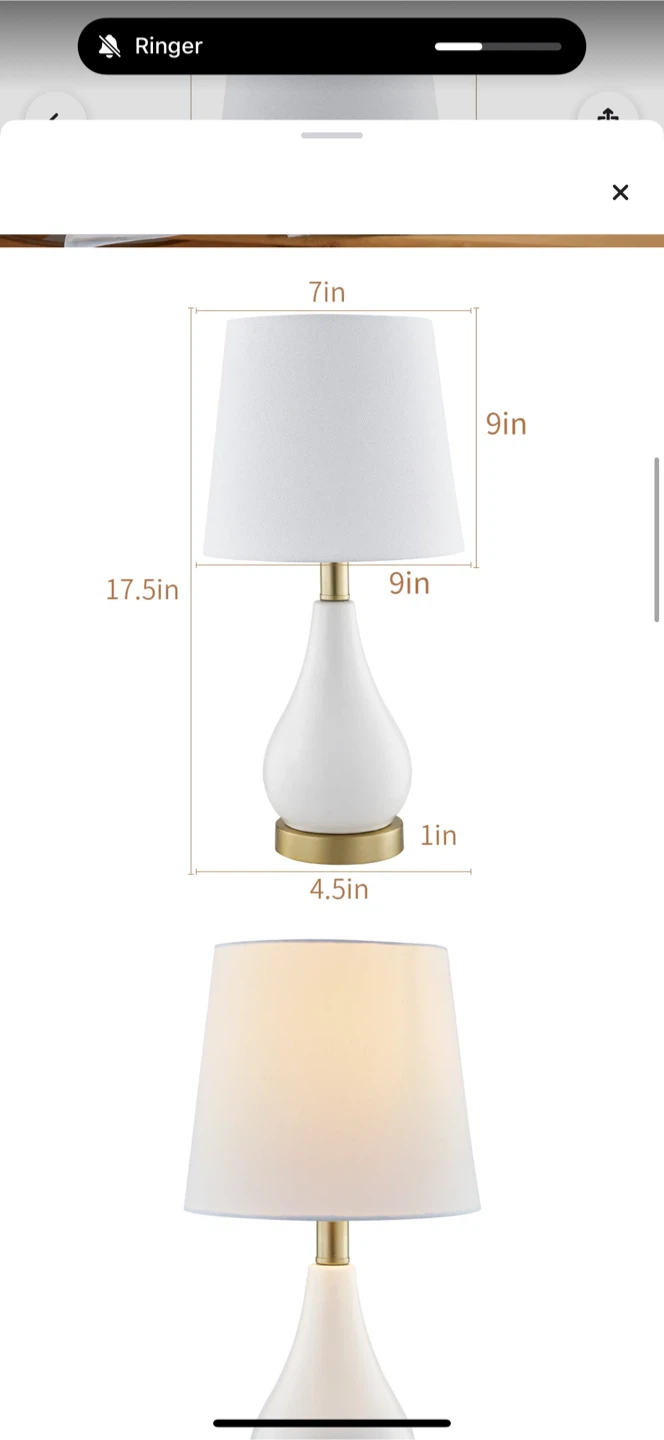Willa Arlo Interiors Conyers 17.5" Table Lamp Set with USB - photo 2