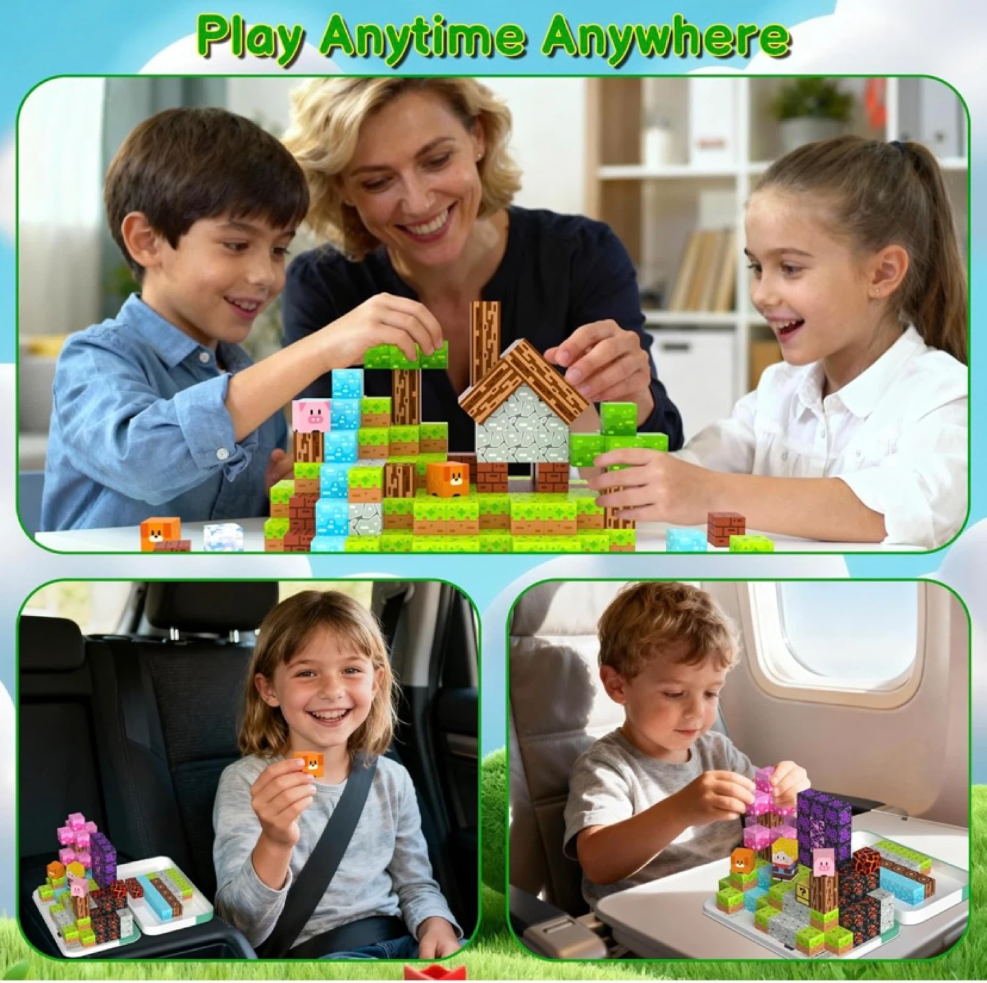 New Travel Magnetic Building Blocks Cubes 100pcs - photo 4