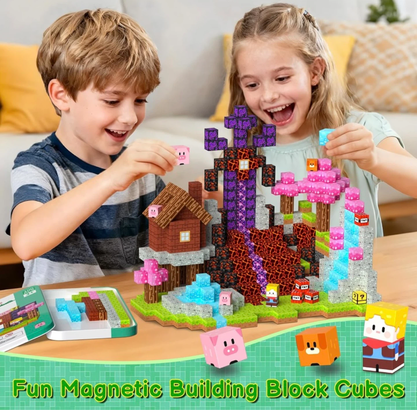 New Travel Magnetic Building Blocks Cubes 100pcs - photo 3