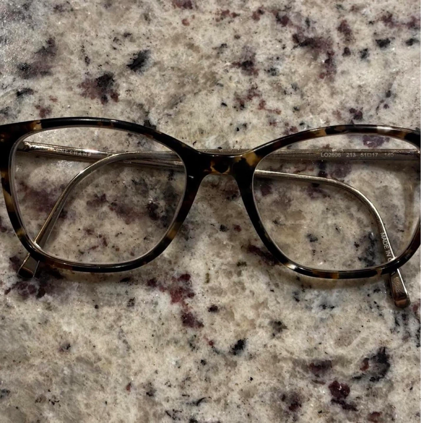 Longchamp Tortoiseshell Eyeglasses Frames