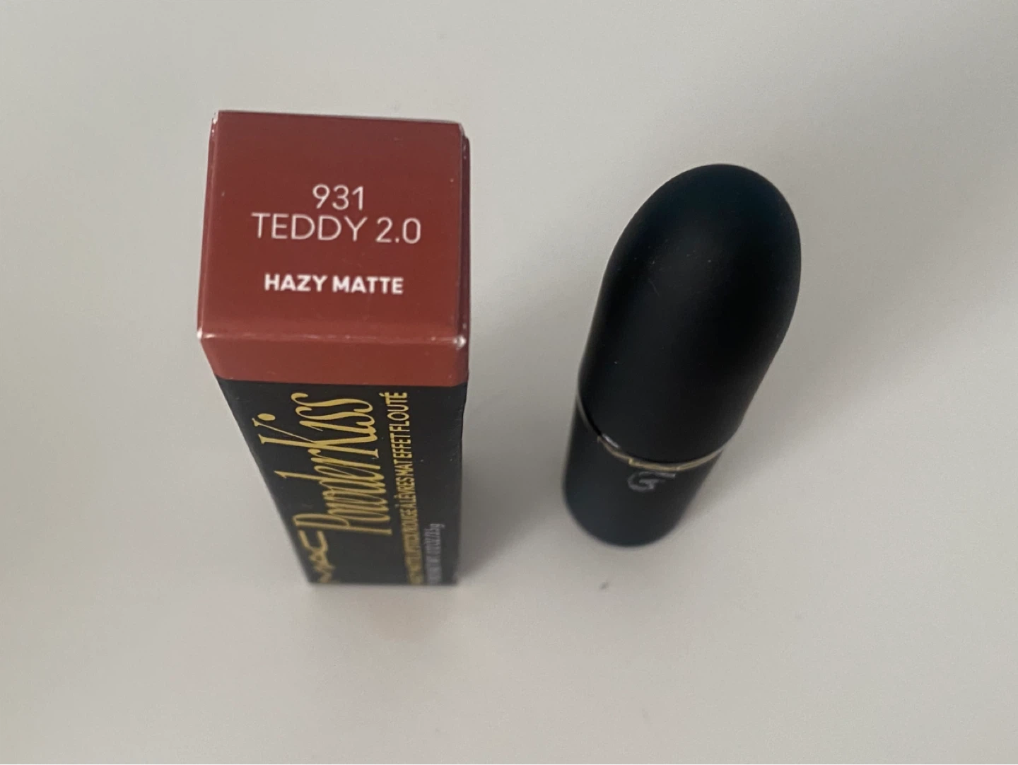 MAC Powder Kiss Lipstick 931 Teddy 2.0 Hazy Matte - photo 4