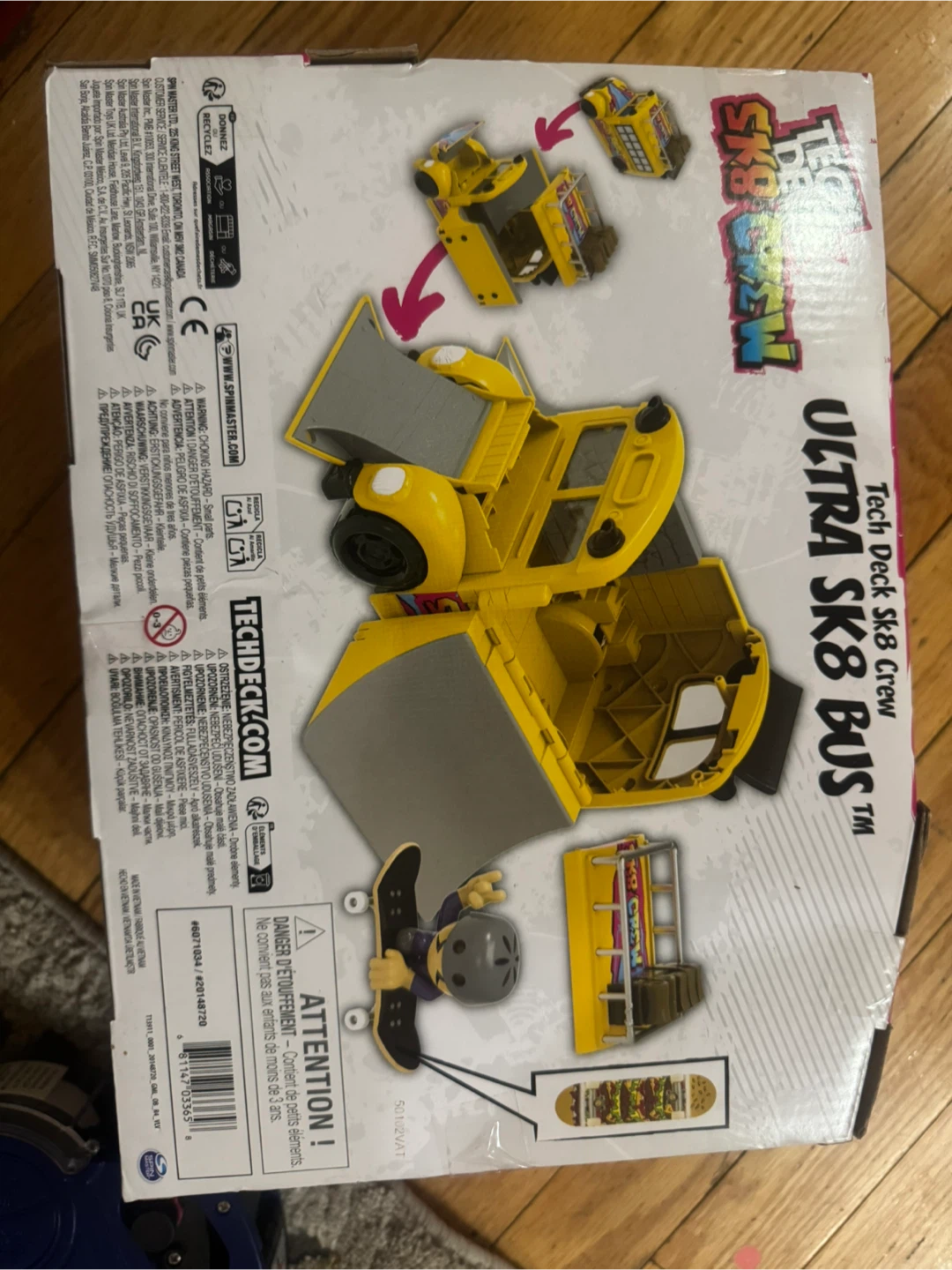 Tech Deck SK8 Crew Ultra SK8 Bus Transforming Playset - photo 3