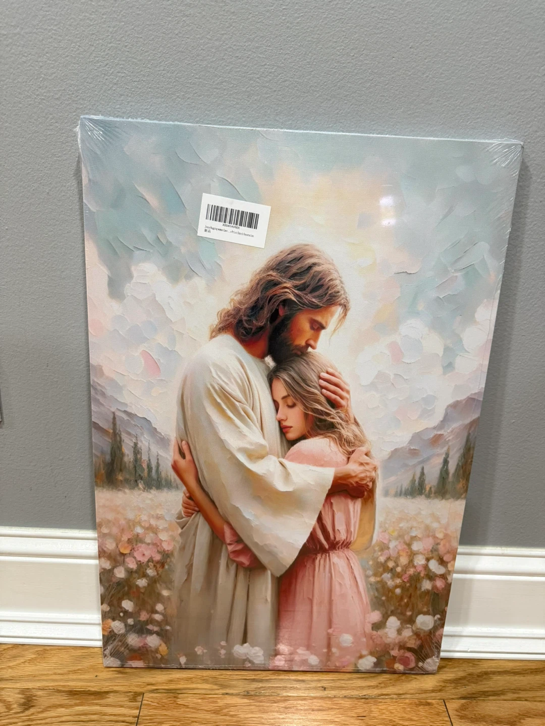 Jesus Hugging Woman Canvas Wall Art - photo 4