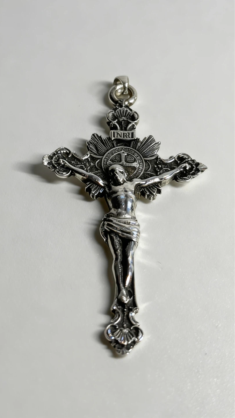 Silver Crucifix Pendant - photo 2