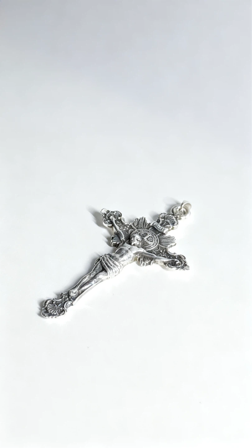 Silver Crucifix Pendant - photo 4