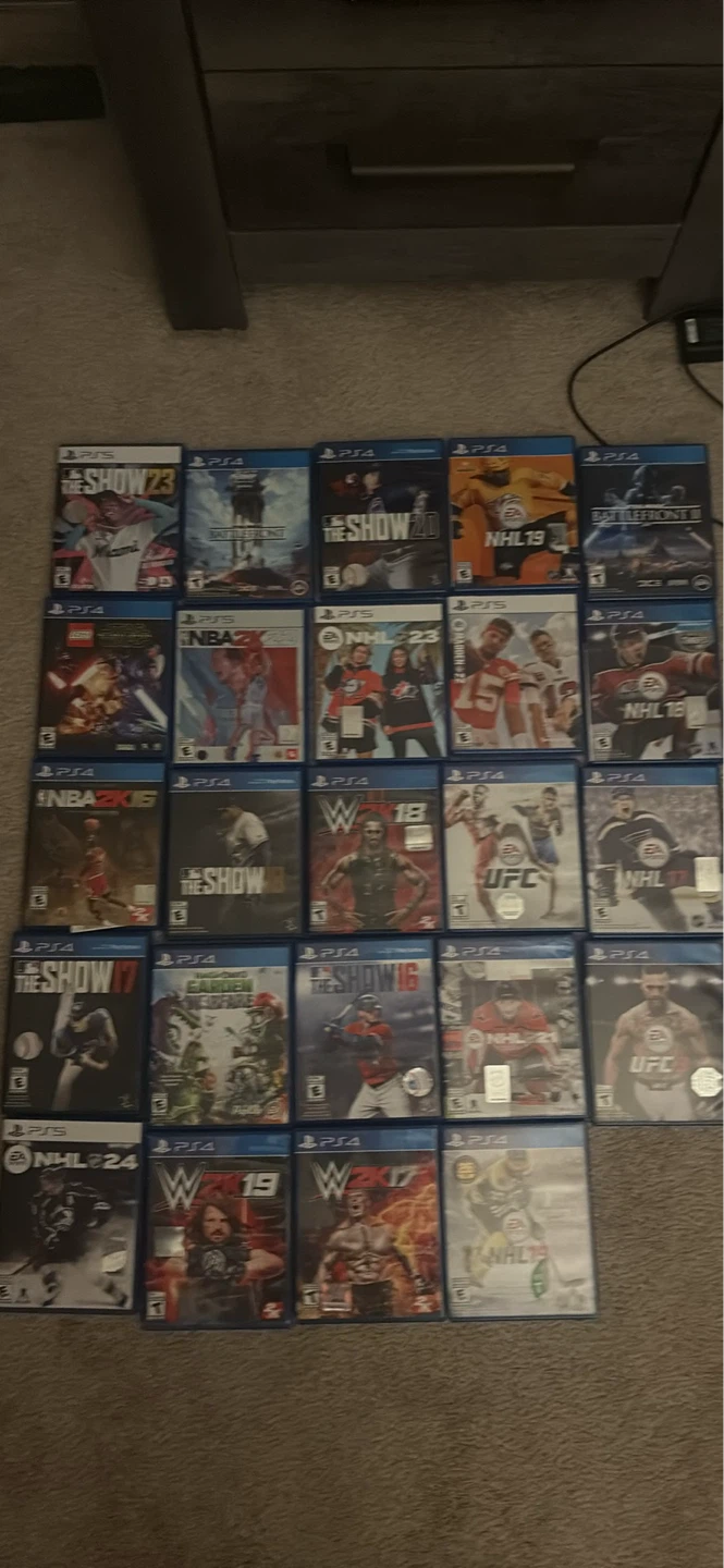 Collection of PS4 & PS5 Video Games