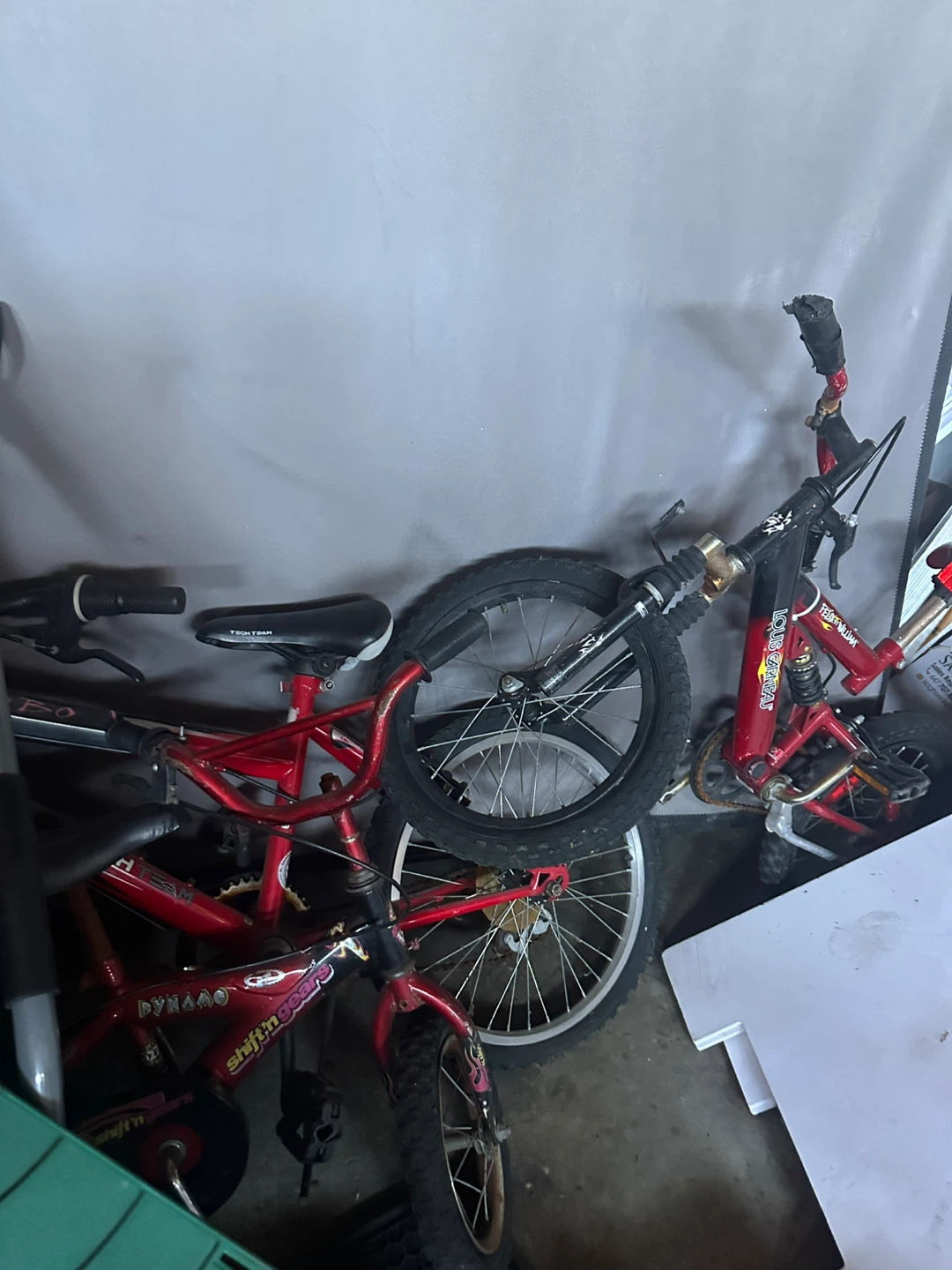 Red Kids' BMX Style Bikes (2-Pack)