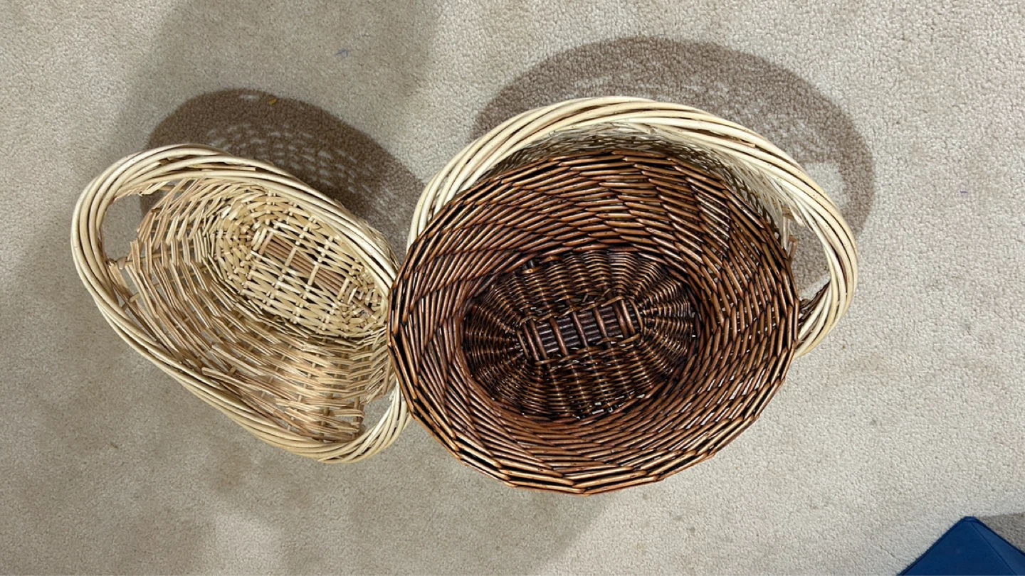 Wicker Baskets - Set of 3 for $20 - photo 4