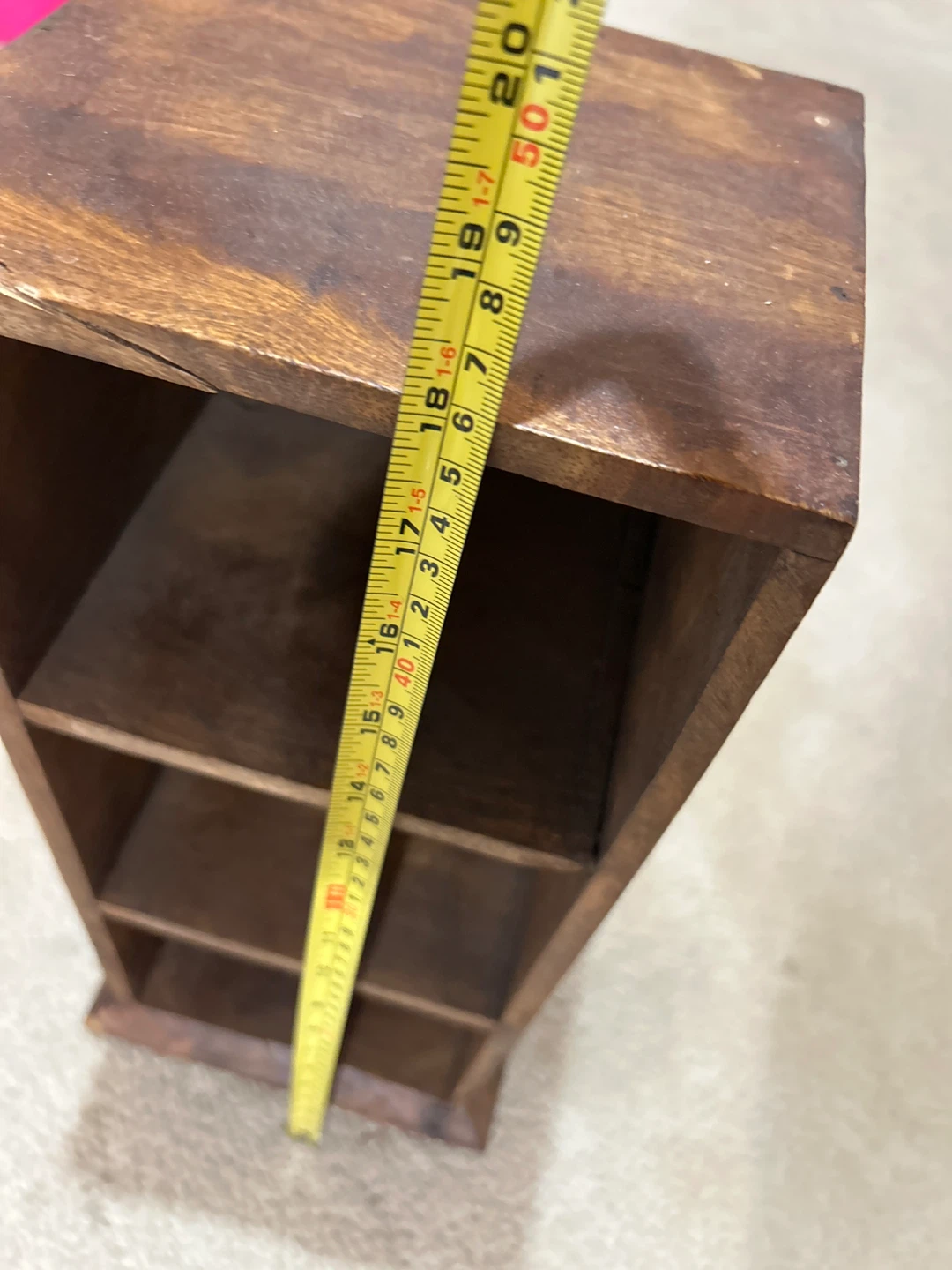 Wooden Shelf Unit - photo 5