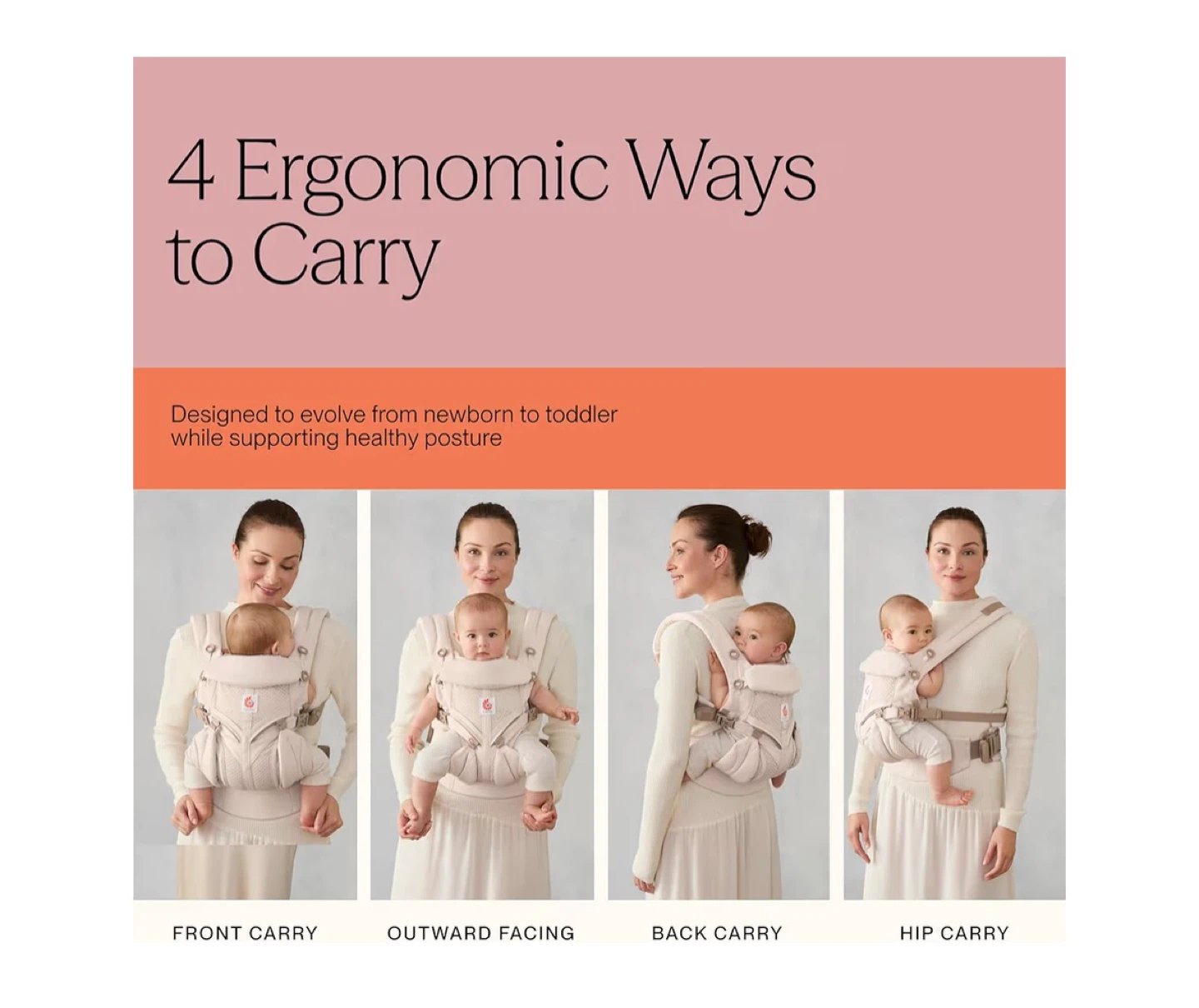 New! Black Ergobaby Omni 360 All Carry Positions Baby Carrier - photo 5