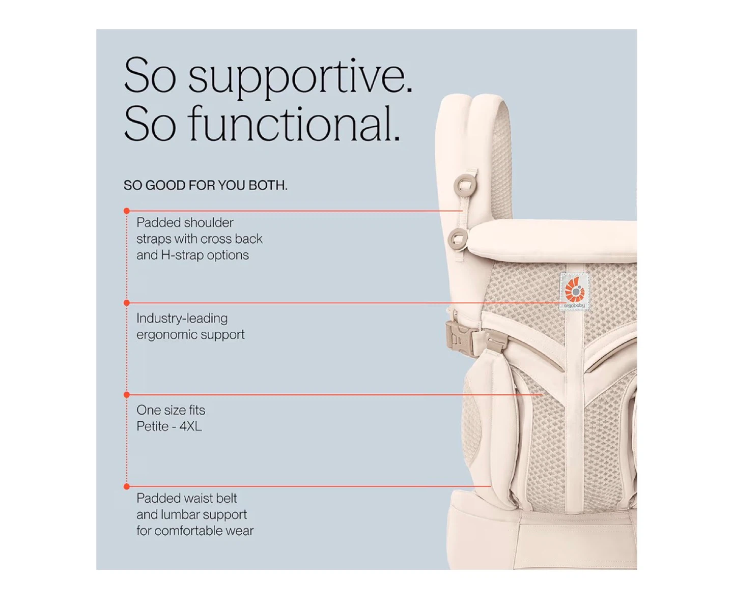 New! Black Ergobaby Omni 360 All Carry Positions Baby Carrier - photo 4