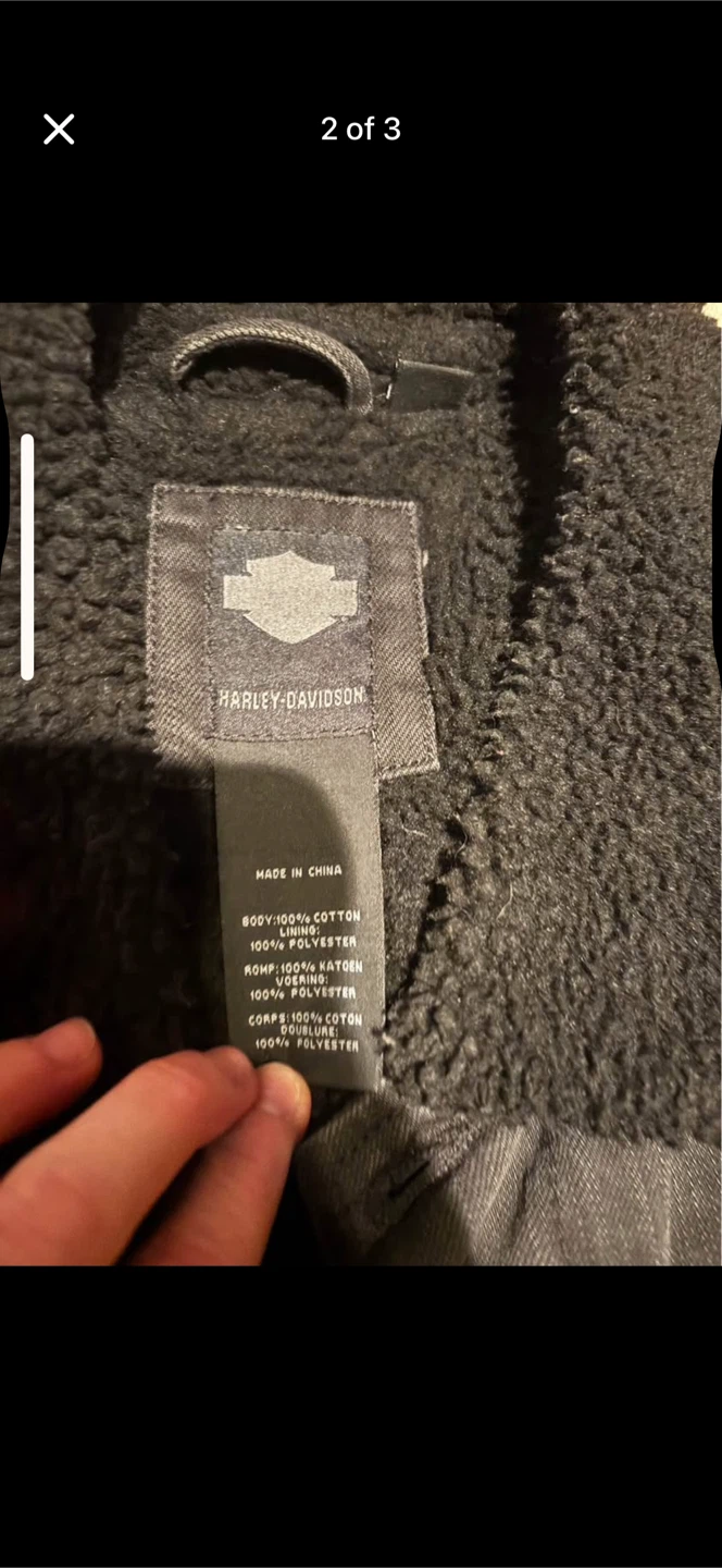 Harley-Davidson Denim Jacket with Sherpa Collar - photo 2