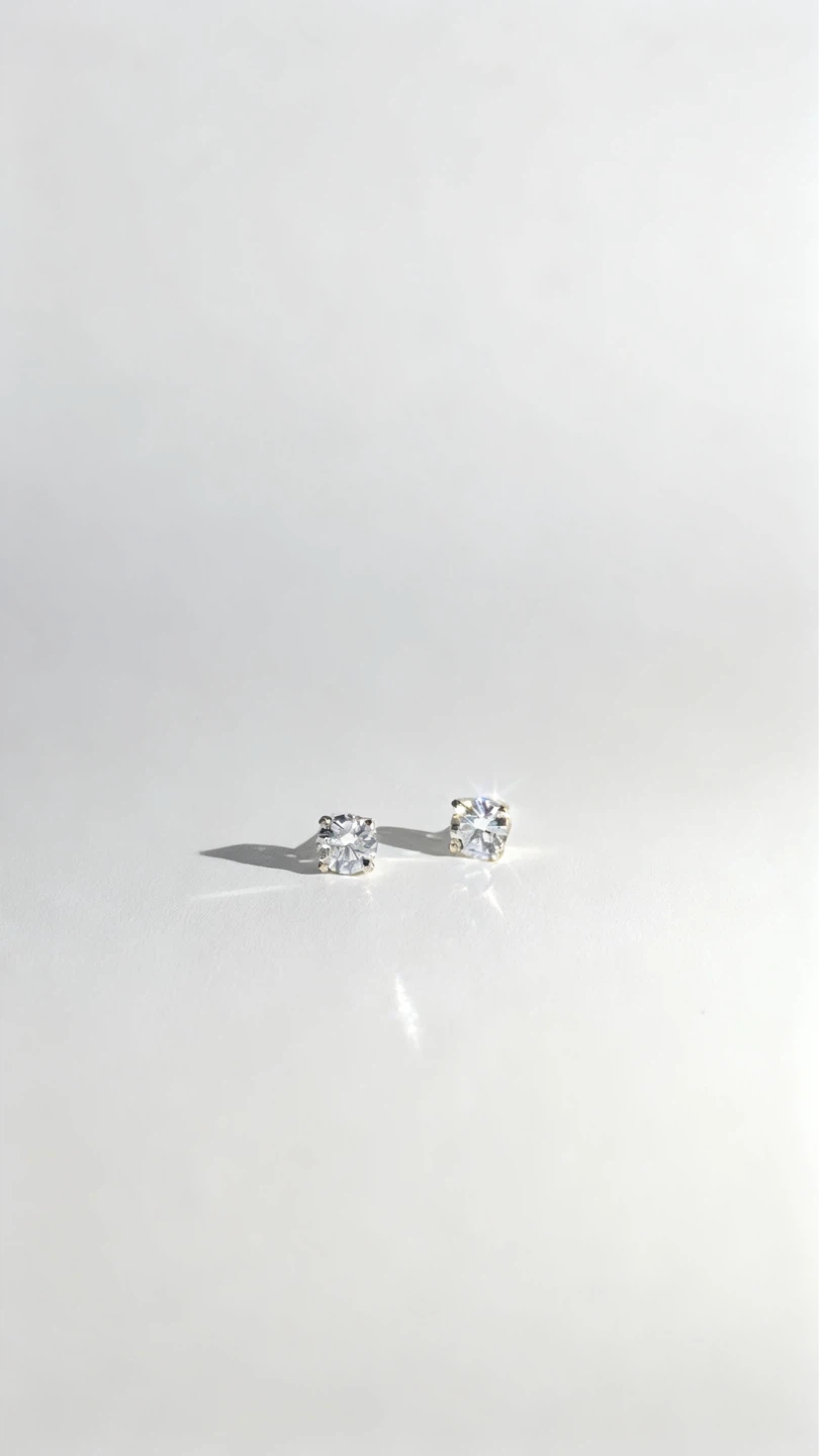 1 CTW VVS Lab Diamond Stud in 14K Yellow Gold - photo 2