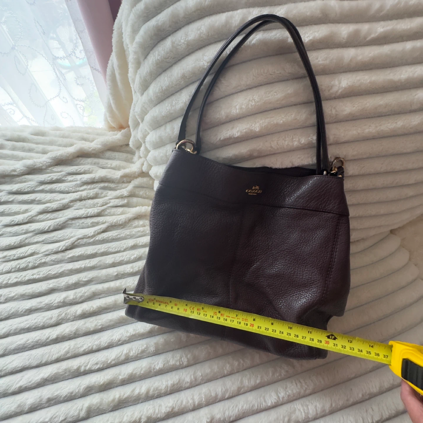 Coach Leather Shoulder Bag - photo 4