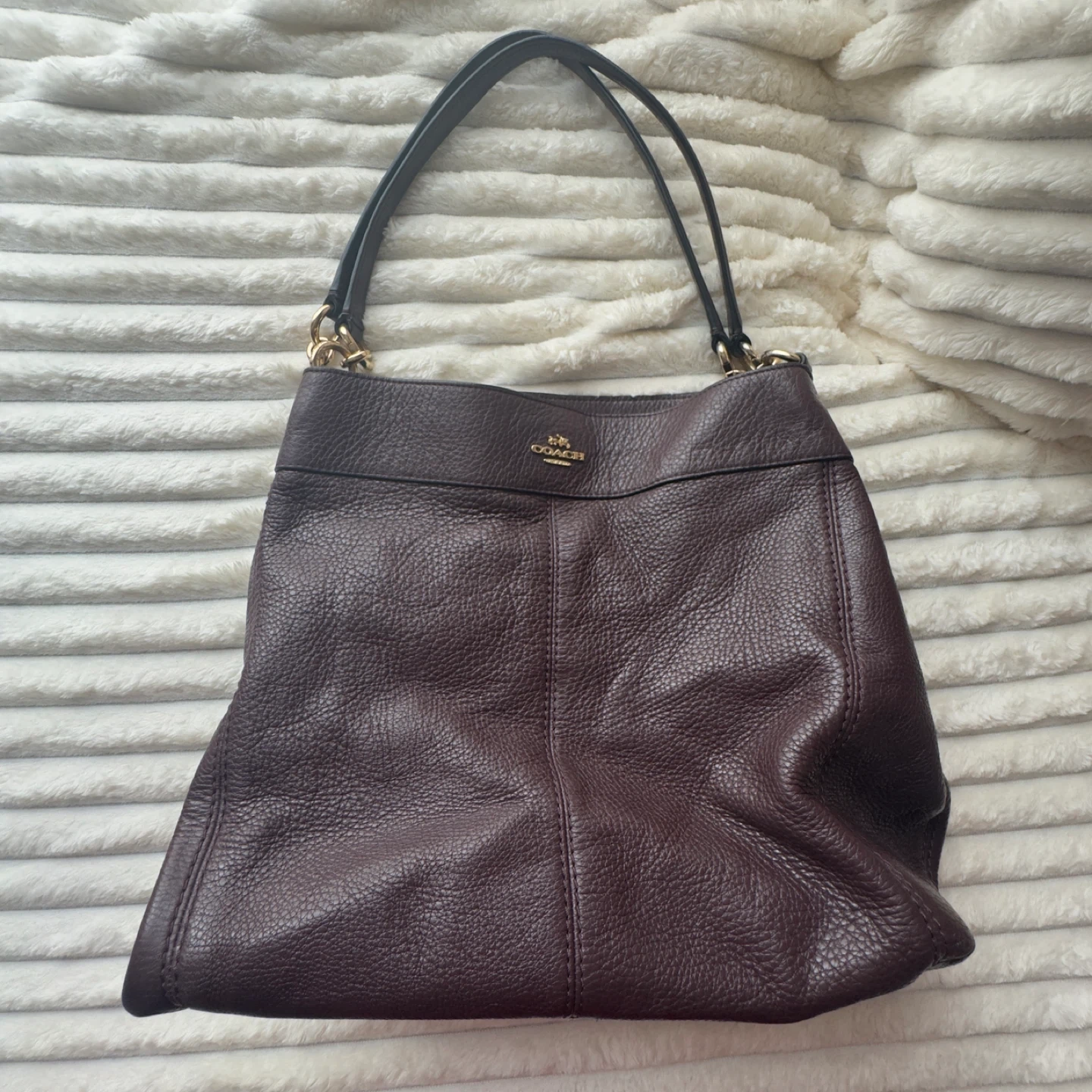 Coach Leather Shoulder Bag